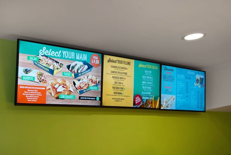 NeoSgn digital signage software — restaurant and café screen management